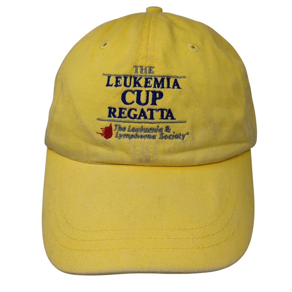 The Leukemia Cup Regatta Slideback Baseball Cap Yellow One Size Adjustable Adams